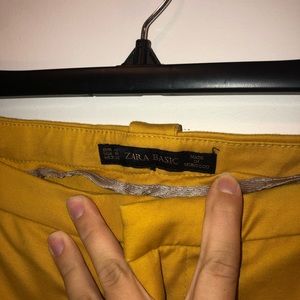 Zara Pants - Zara Basics Yellow Pants Zara Pants - Zara Basics Yellow Pants